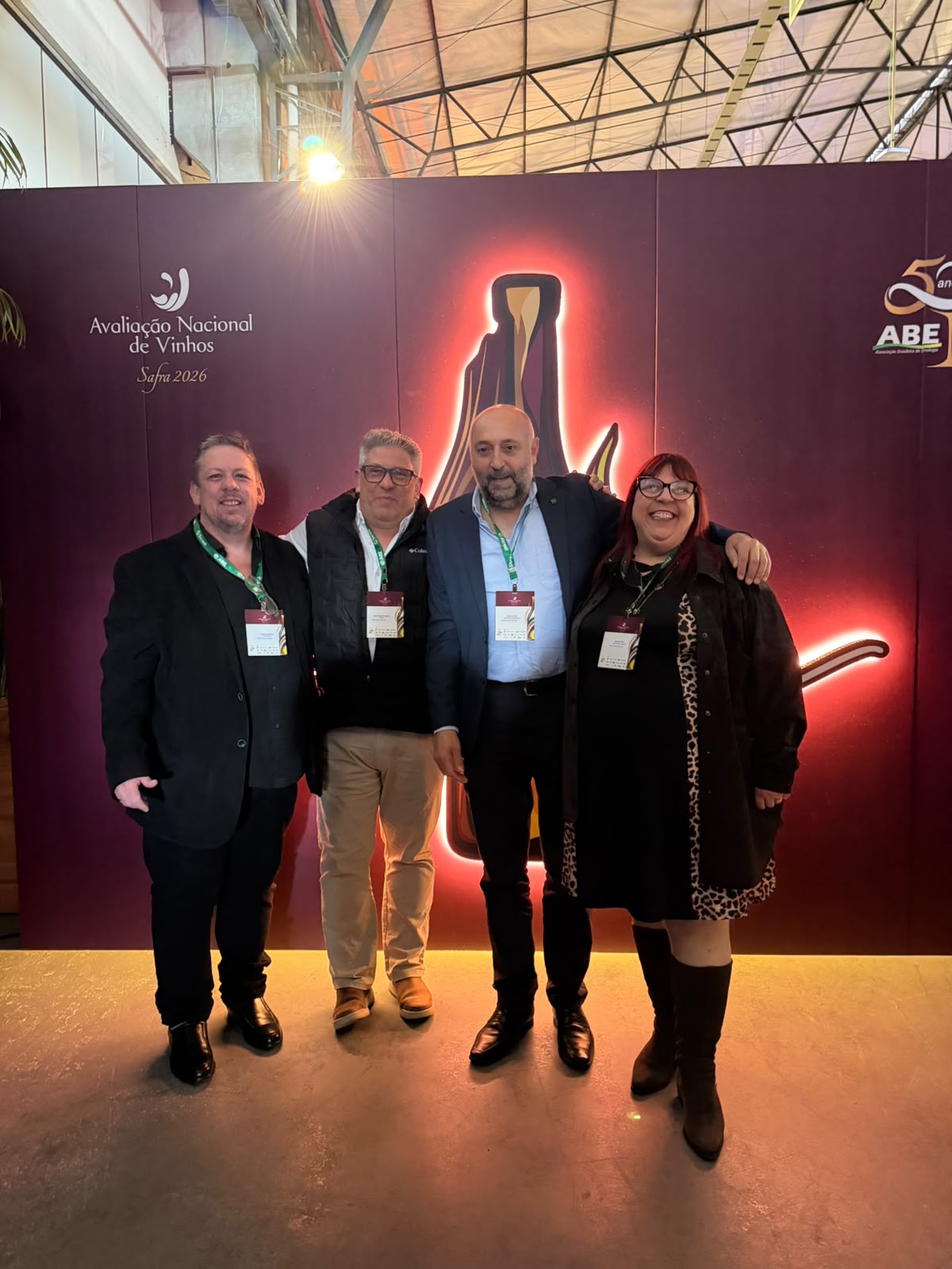De Uruguay: Daniel Arraspide, Víctor González, Eduardo Felix, y Andrea Fontes